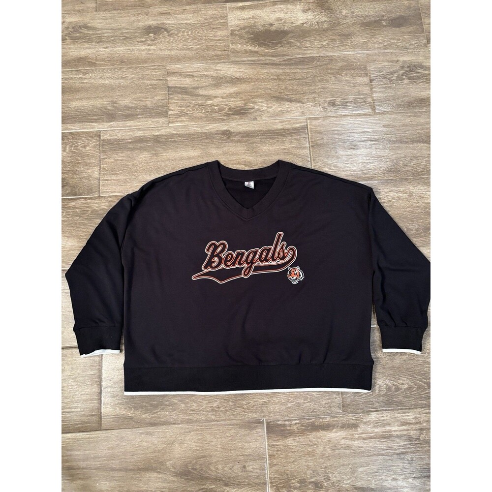 Women’s Bengals Slouchy Sweatshirt Size XL‎ NFL Brand